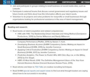 SHRM Recommended Reading - HIRE with FIRE